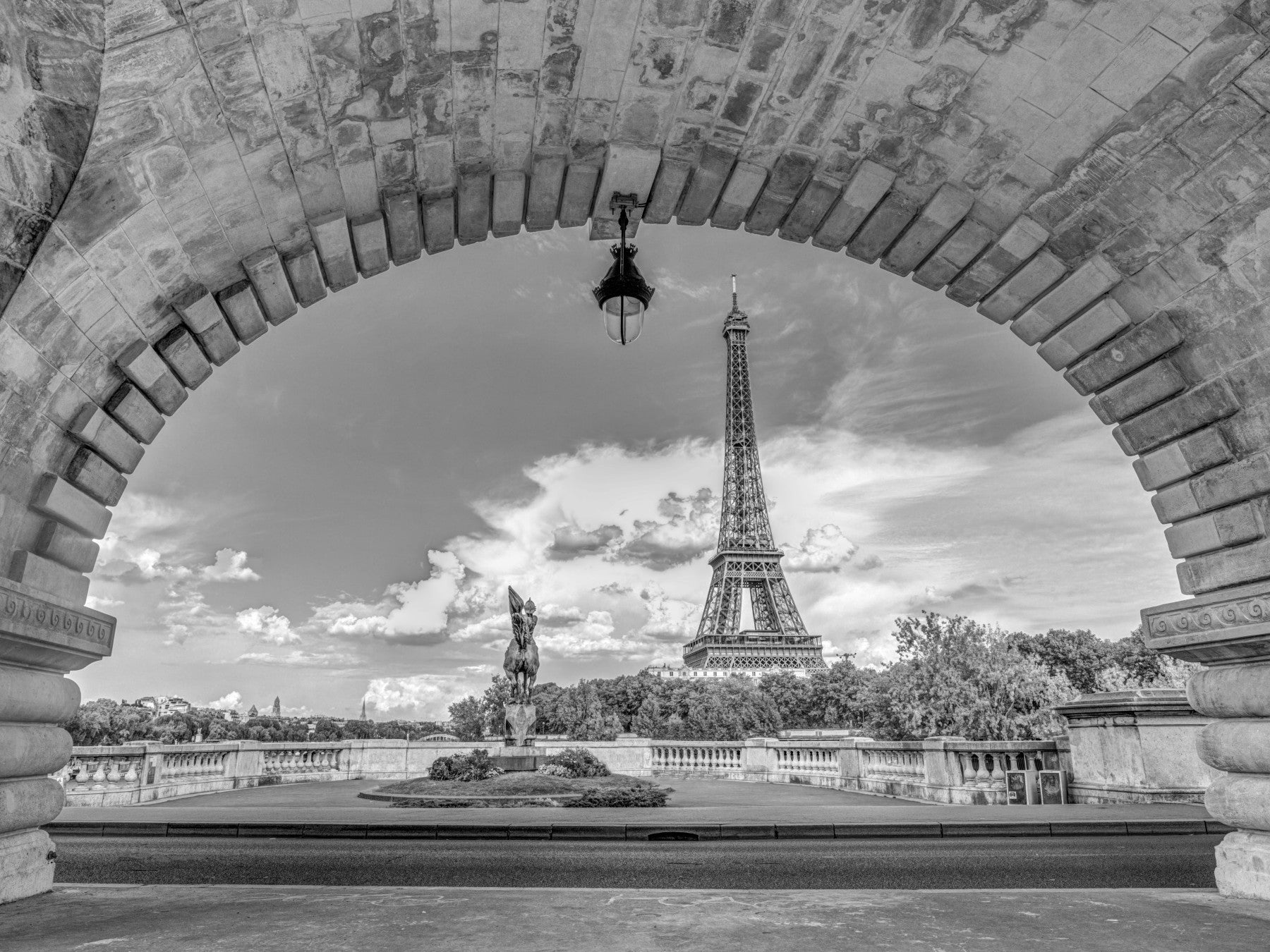 Timeless Parisian Vista Wall Mural