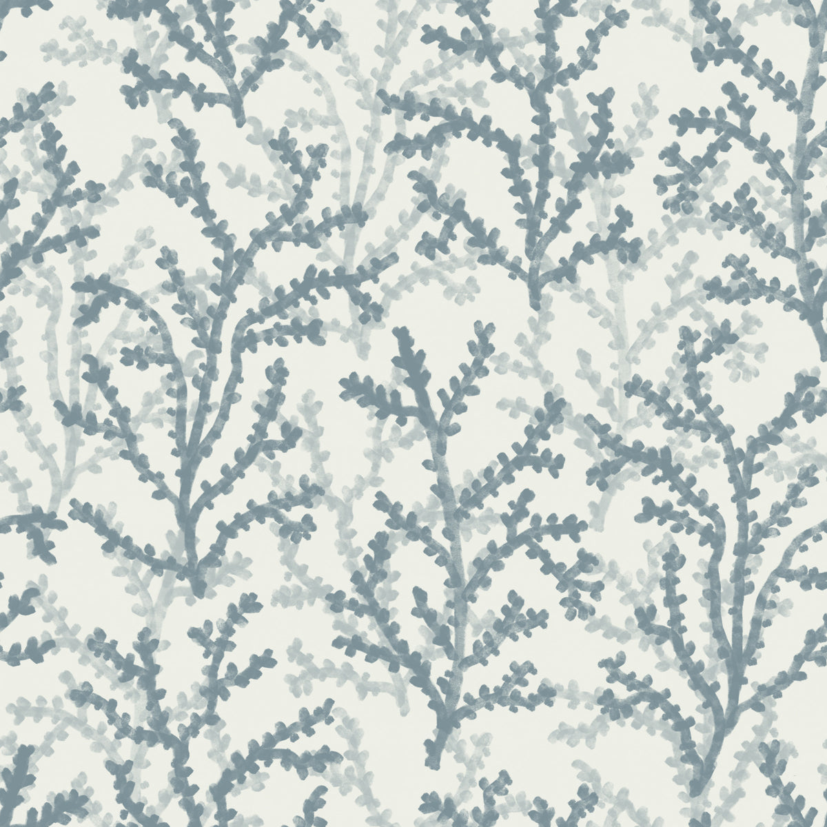 Painted Coraline Slate Gray Wallpaper⁠