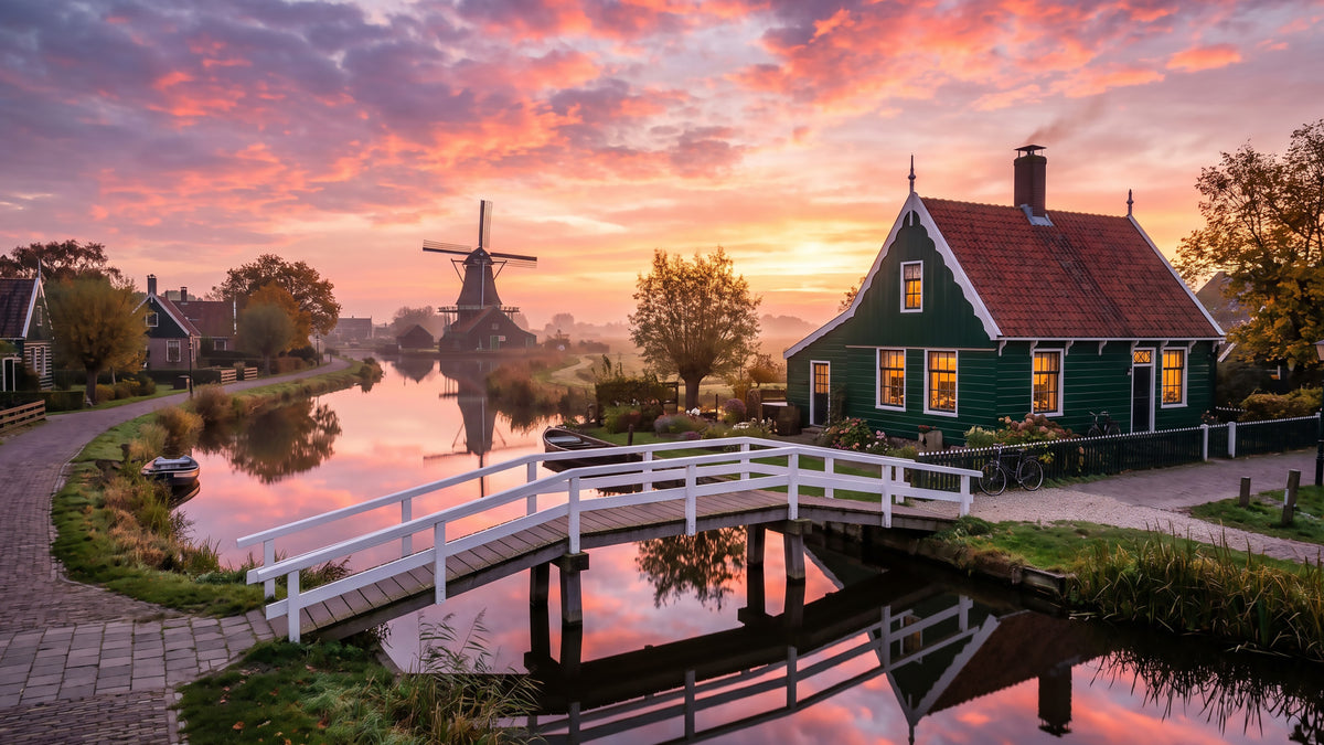 Dutch Dawn Serenity Wall Mural