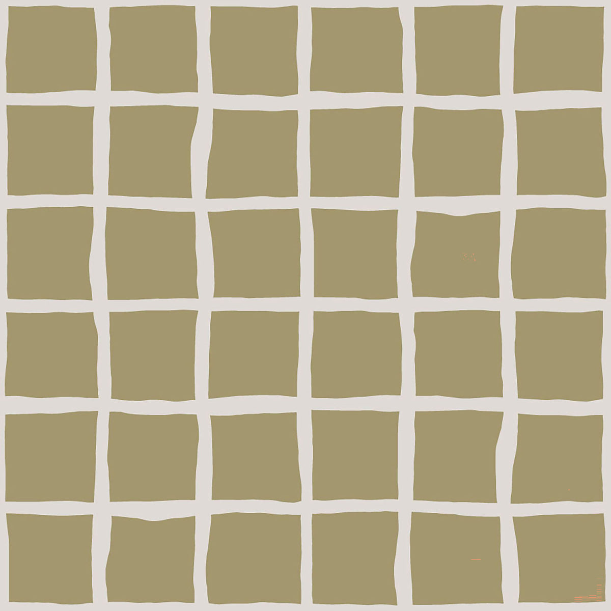 Olive Beige Green Grid Wallpaper Boho Coastal Wallpaper⁠