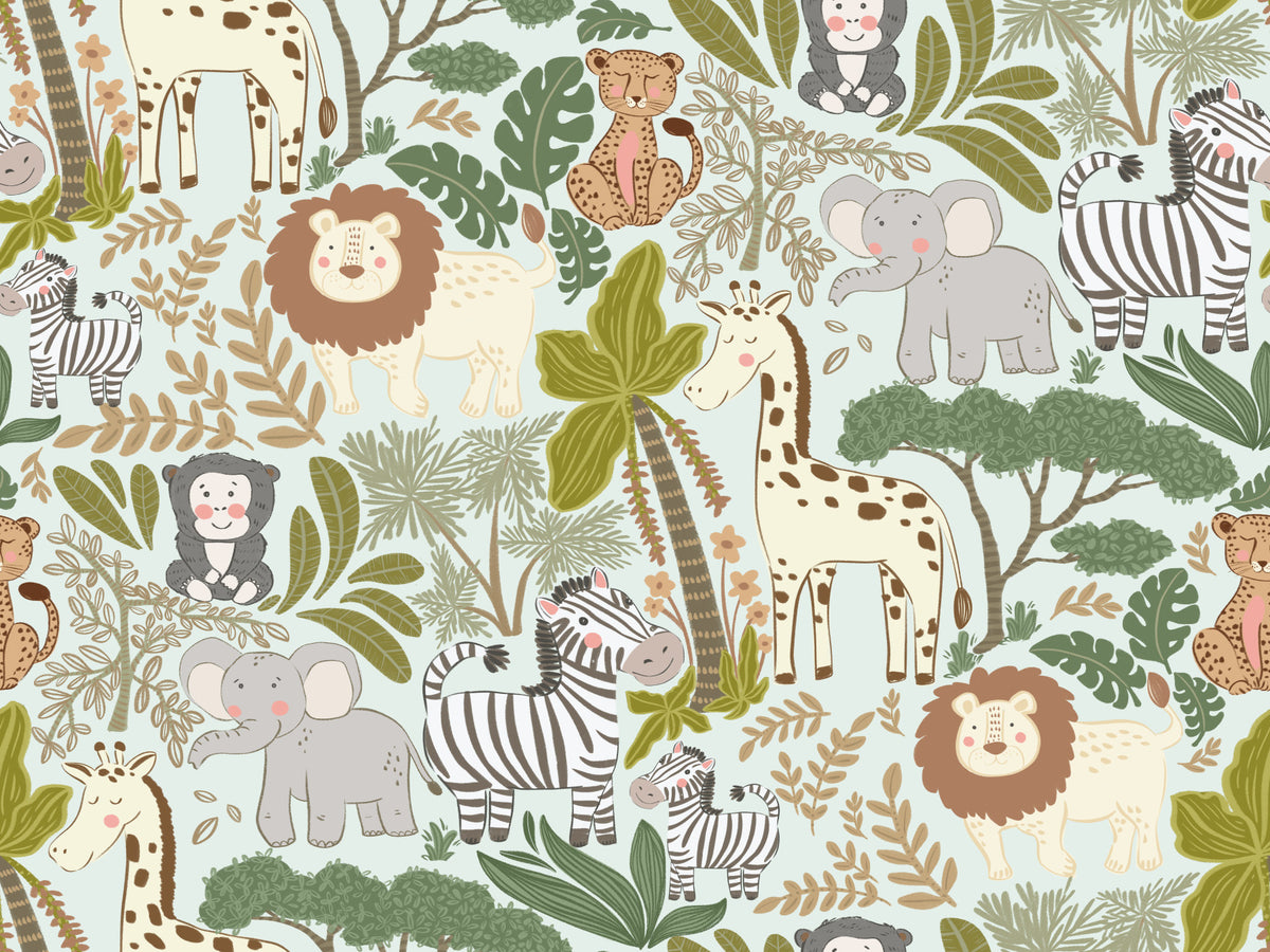 Enchanted Jungle Crew Wallpaper⁠
