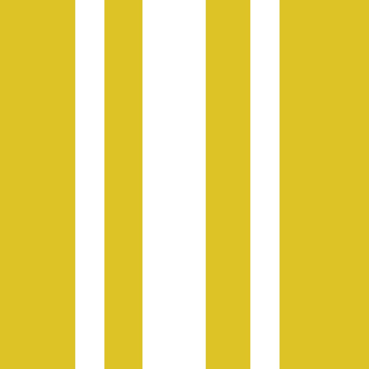 Mustard Ticking Stripe Wallpaper Farmhouse Wallpaper⁠ in your room — zoomed