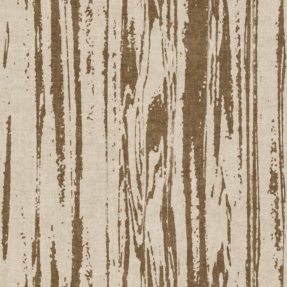 Modern Abstract Woodgrain Organic Lines Oak Brown Wallpaper⁠