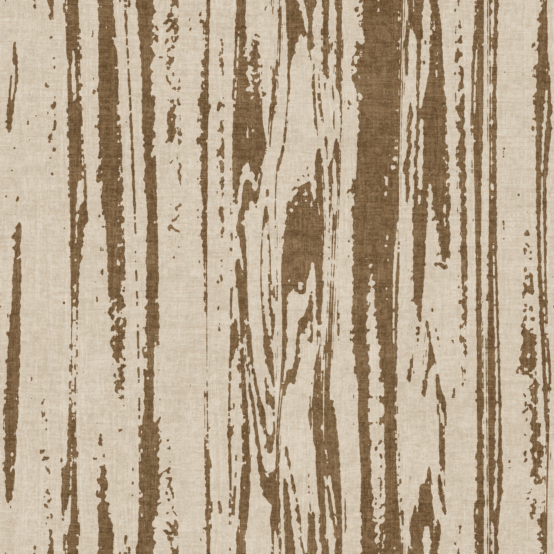 Modern Abstract Woodgrain Organic Lines Oak Brown Wallpaper⁠