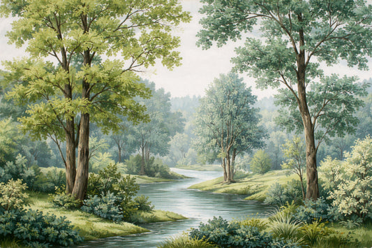 Forest River Serenity Wall Mural