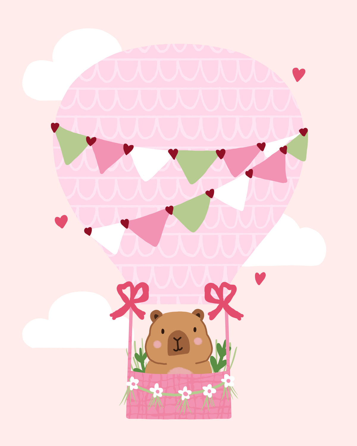 Teddy Bear Dreams Wall Mural in your room — zoomed