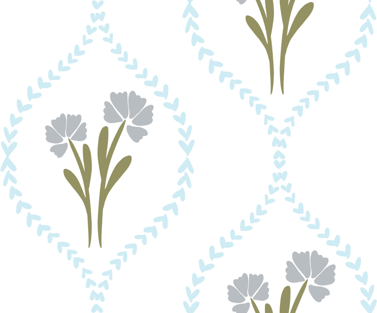 Blue Cornflowers Wallpaper⁠