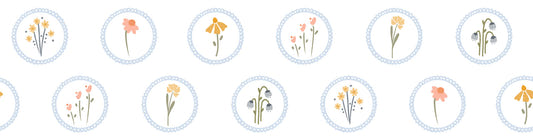 Country Cottage Wildflowers Wallpaper⁠