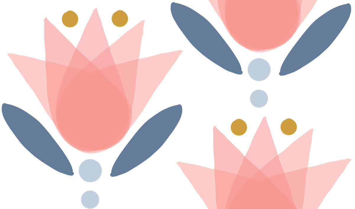 Soft Floral Serenity Wallpaper⁠
