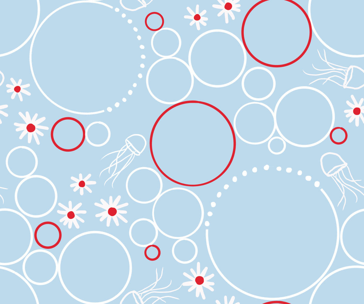 River Bubbles Wallpaper⁠ in your room — zoomed