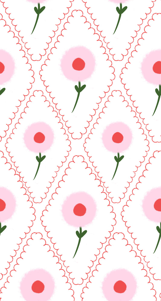 Cottage Roses Wallpaper⁠