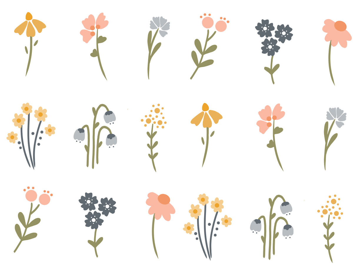 Widlflower Potraits Wallpaper⁠ in your room — zoomed