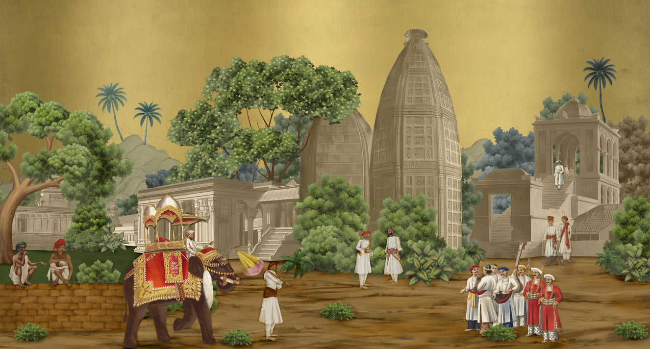 Palace Procession Mural Wall Mural