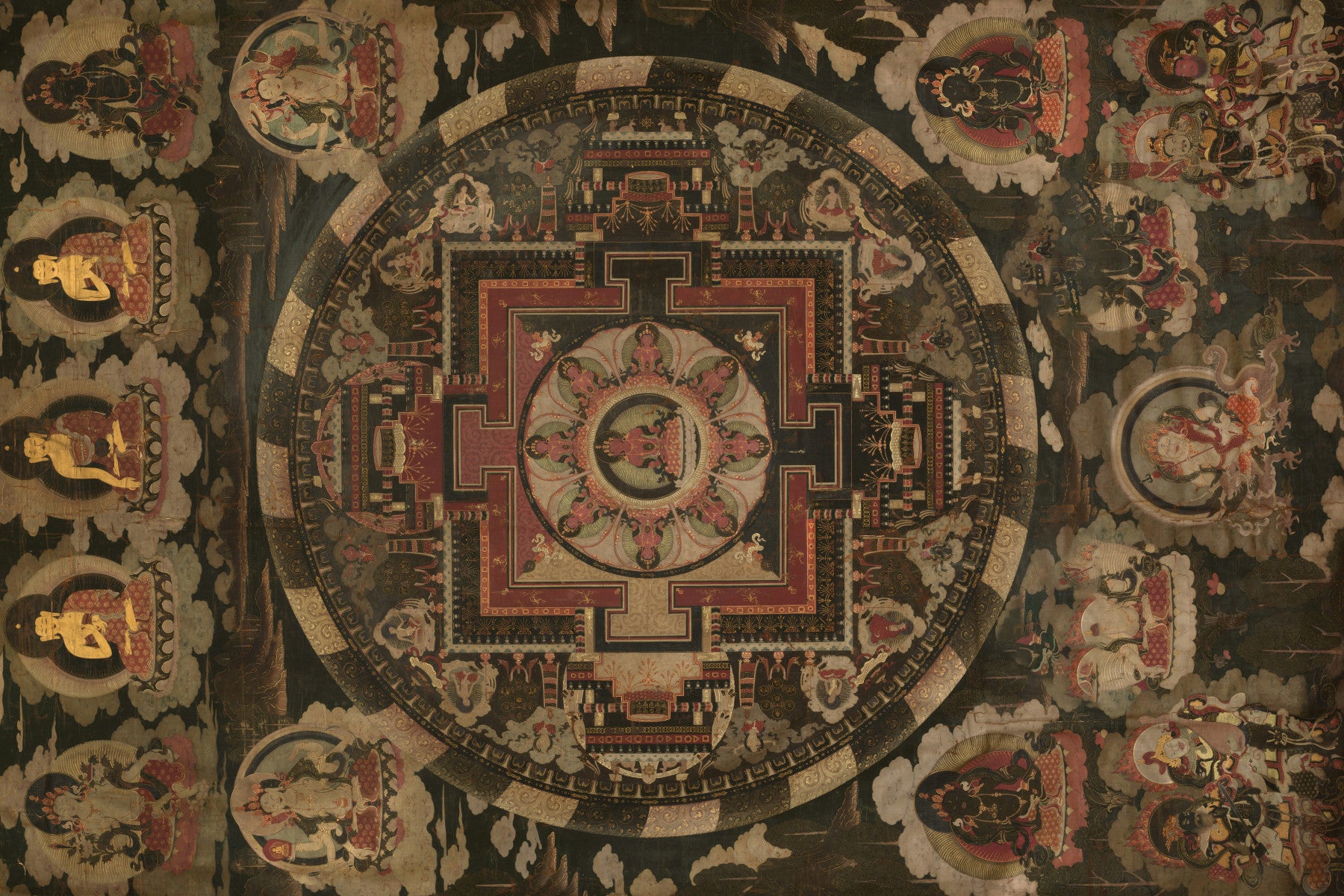 Ancient Cosmic Harmony Wall Mural