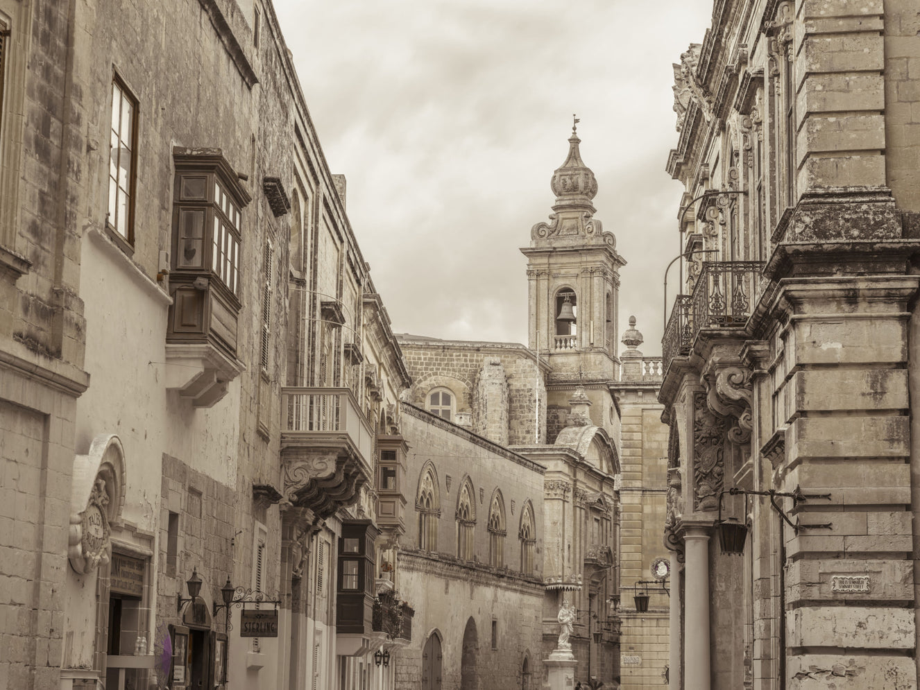 Mdina: Echoes of Stone and Spire Wall Mural