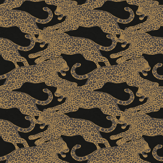 Prowling Leopards Pattern Wallpaper⁠