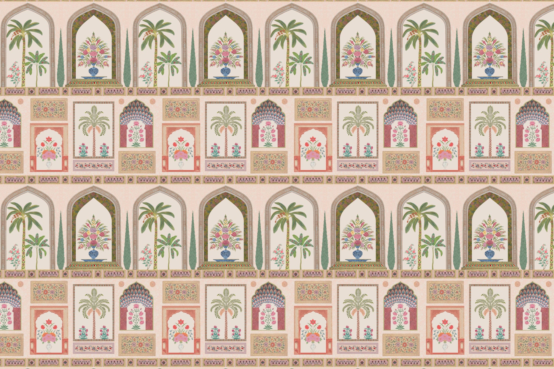 Mughal Garden Palace Wall Mural