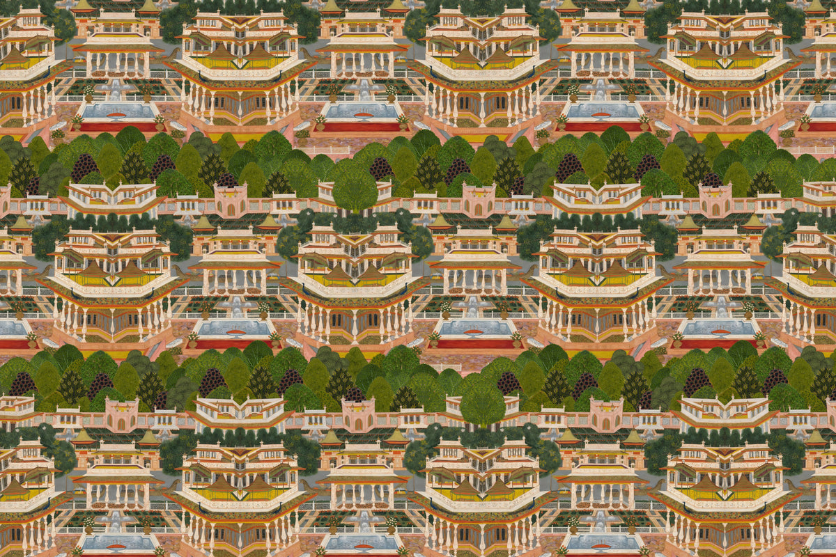 Royal Garden Reprise Wallpaper⁠ in your room — zoomed