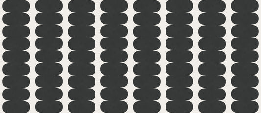 Minimalist Grey Wavy Columns Wall Mural