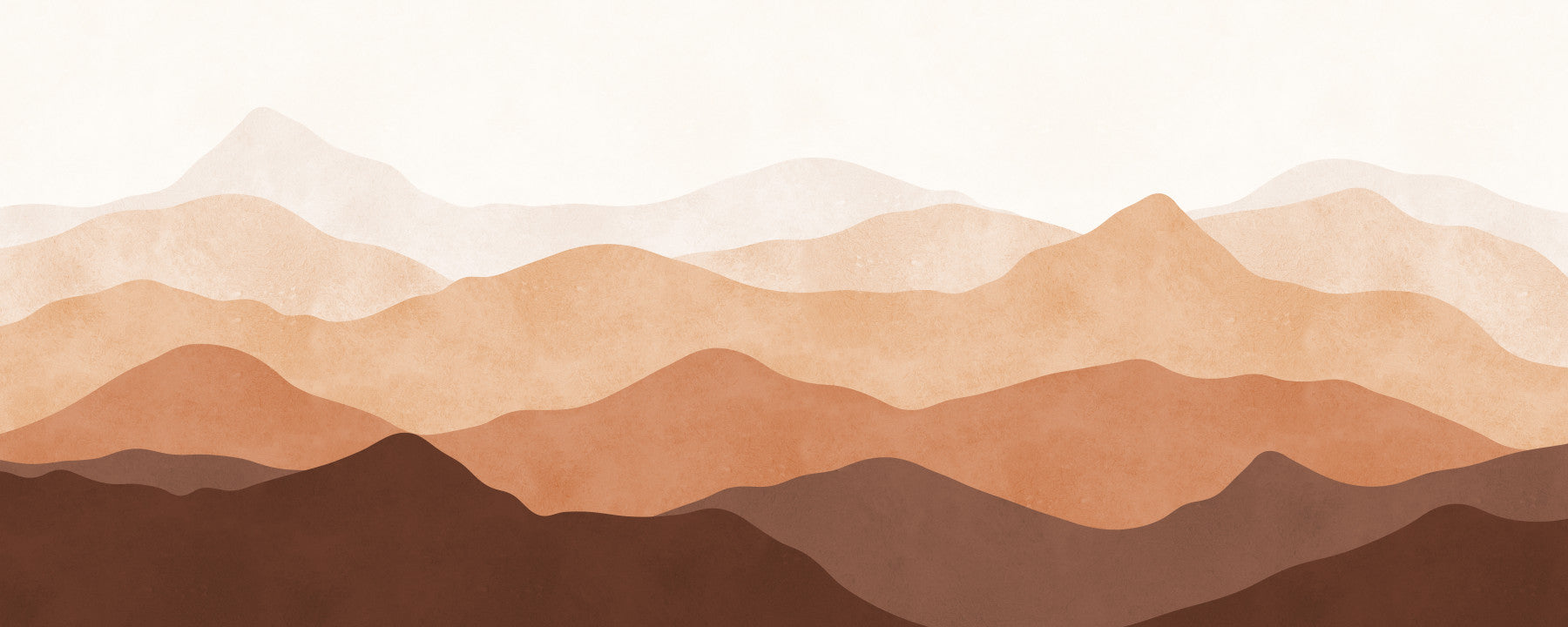 Earthy Ridge Panorama Wall Mural