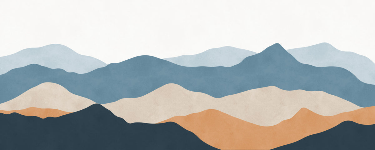 Desert Horizon Layers Wall Mural