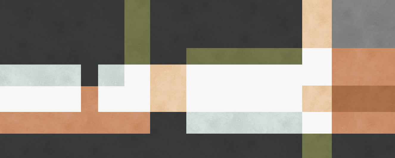 Geometric Layers Wall Mural