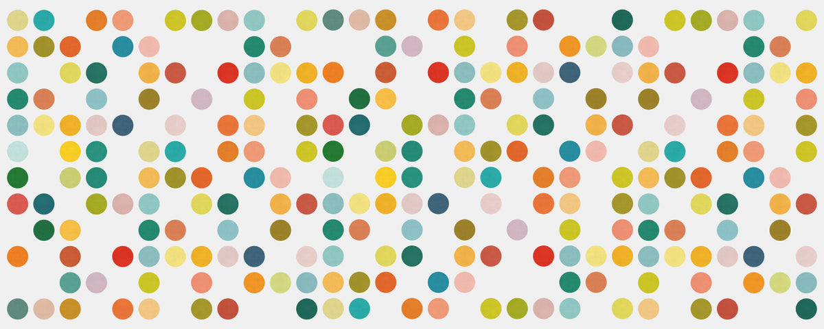 Mid-Century Dot Medley Wall Mural