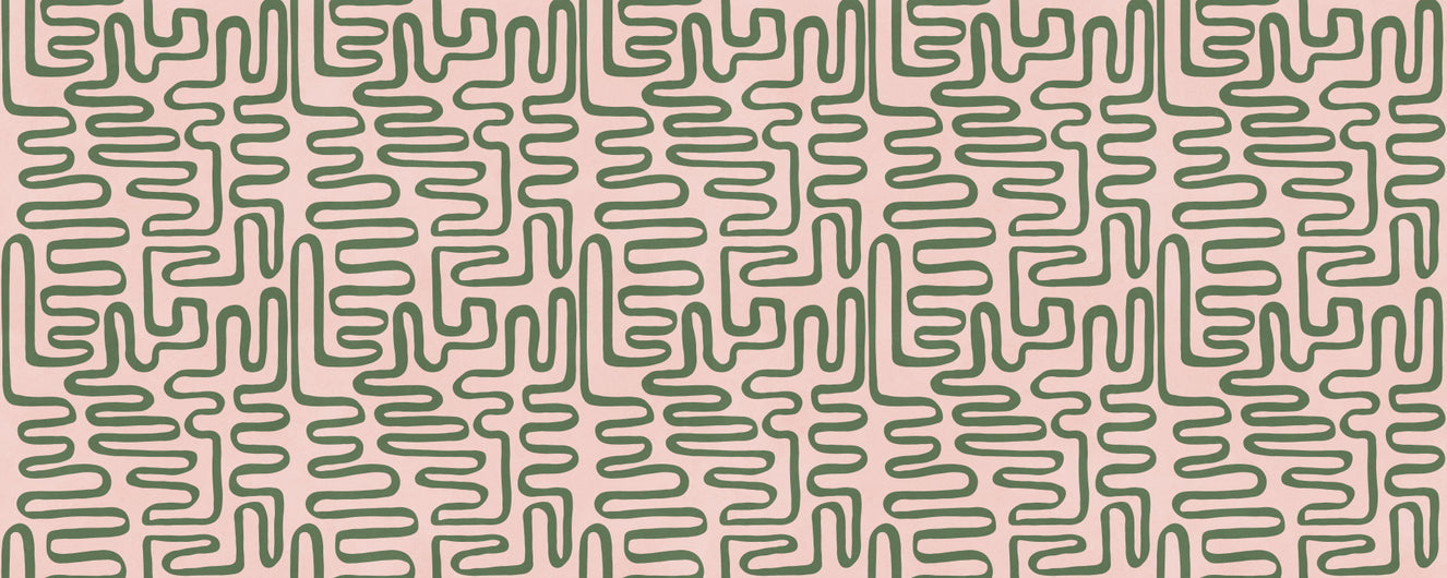 Soft Flow Maze Wall Mural
