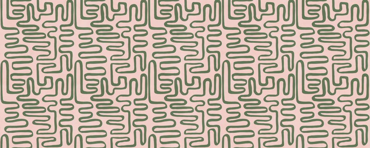 Soft Flow Maze Wall Mural