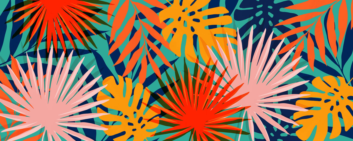 Tropical pattern Wall Mural