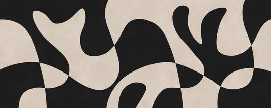 Organic Flow Monochromatic Wall Mural