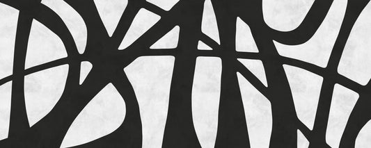 Monochrome Flow Wall Mural