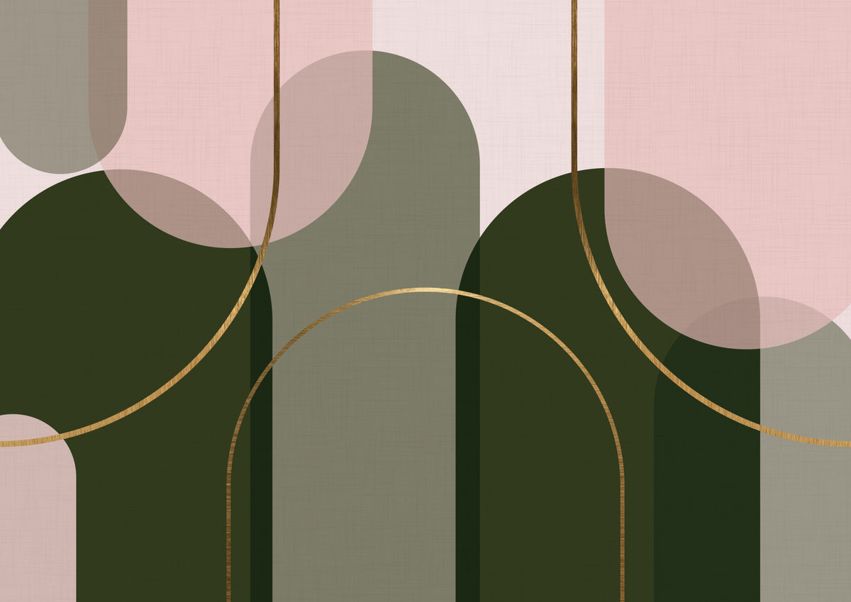 Arch Harmony Wall Mural in your room — zoomed
