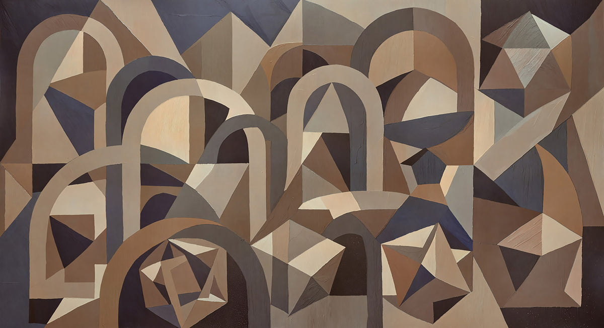 Silent Axis Wall Mural in your room — zoomed