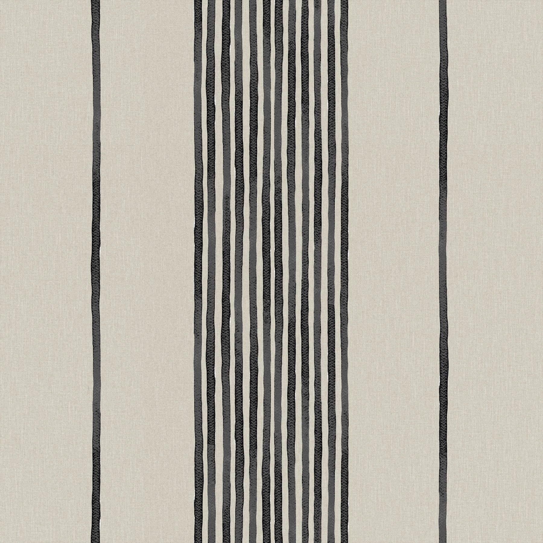 Artisanal Striped Linen Wallpaper⁠
