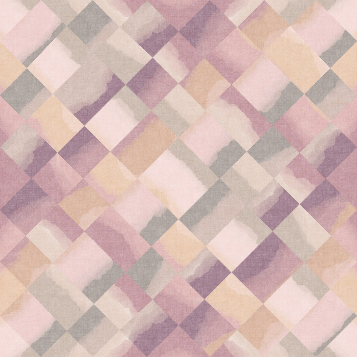 Relax Sunrise Painted Checker Wallpaper⁠ in your room — zoomed