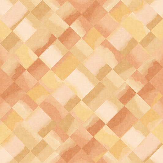 Relax Sunny Painted Checker Wallpaper⁠