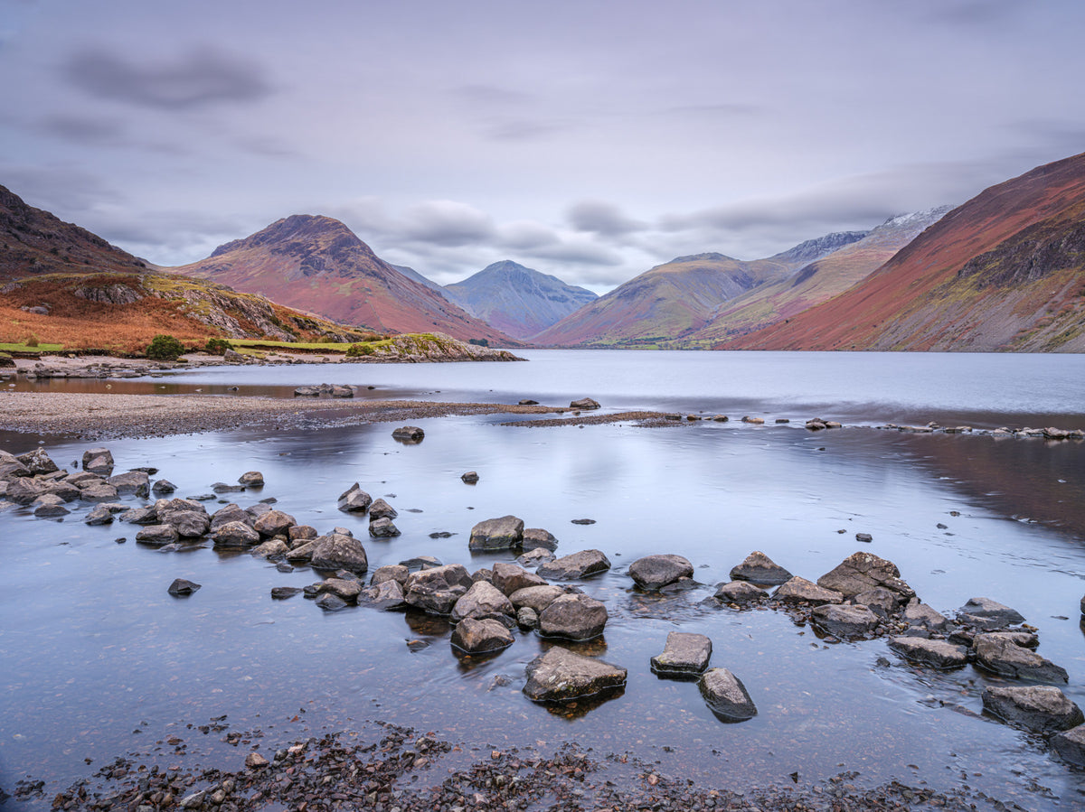 Wastwater's Autumnal Embrace Wall Mural