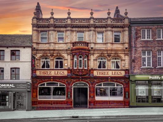 Three Legs: A Timeless Landmark Wall Mural