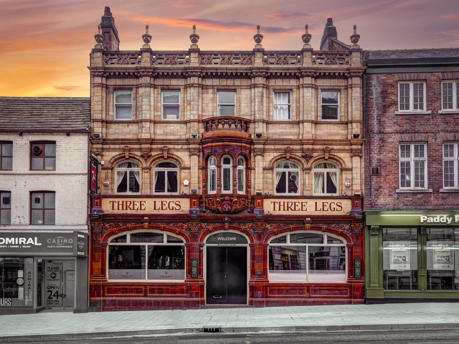 Three Legs: A Timeless Landmark Wall Mural