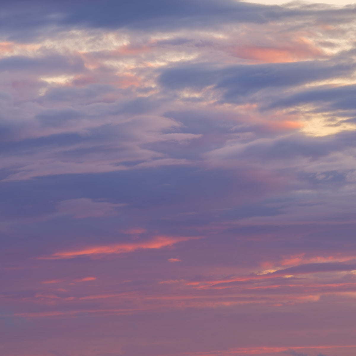 Twilight Cloudscape Wall Mural