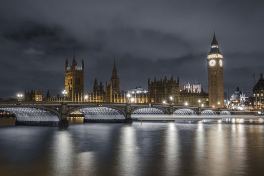 London's Illuminated Majesty Wall Mural
