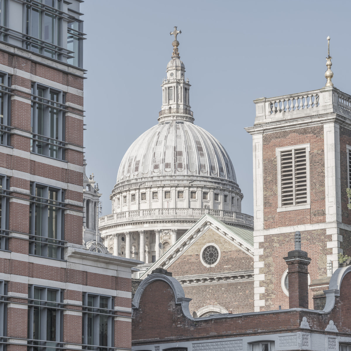 London's Majestic Dome Wall Mural