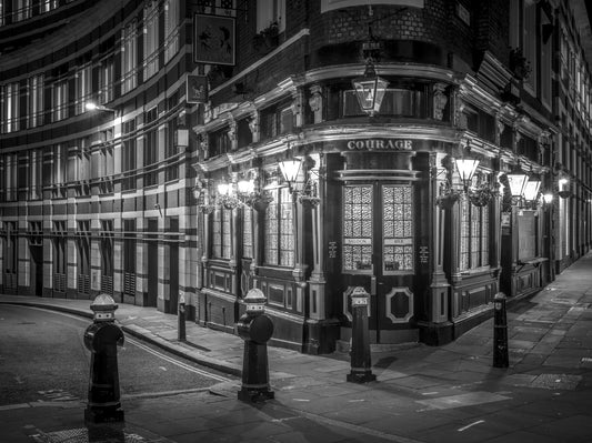 London's Corner Glow Wall Mural