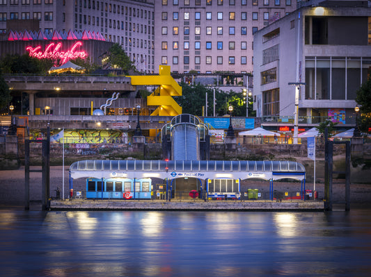 Southbank Night Glow: You Belong Here Wall Mural