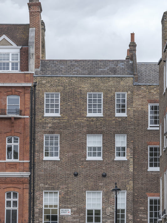 London Facades: Welbeck Street Charm Wall Mural