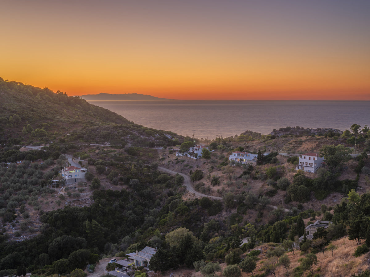 Golden Hour Coastline Serenity Wall Mural