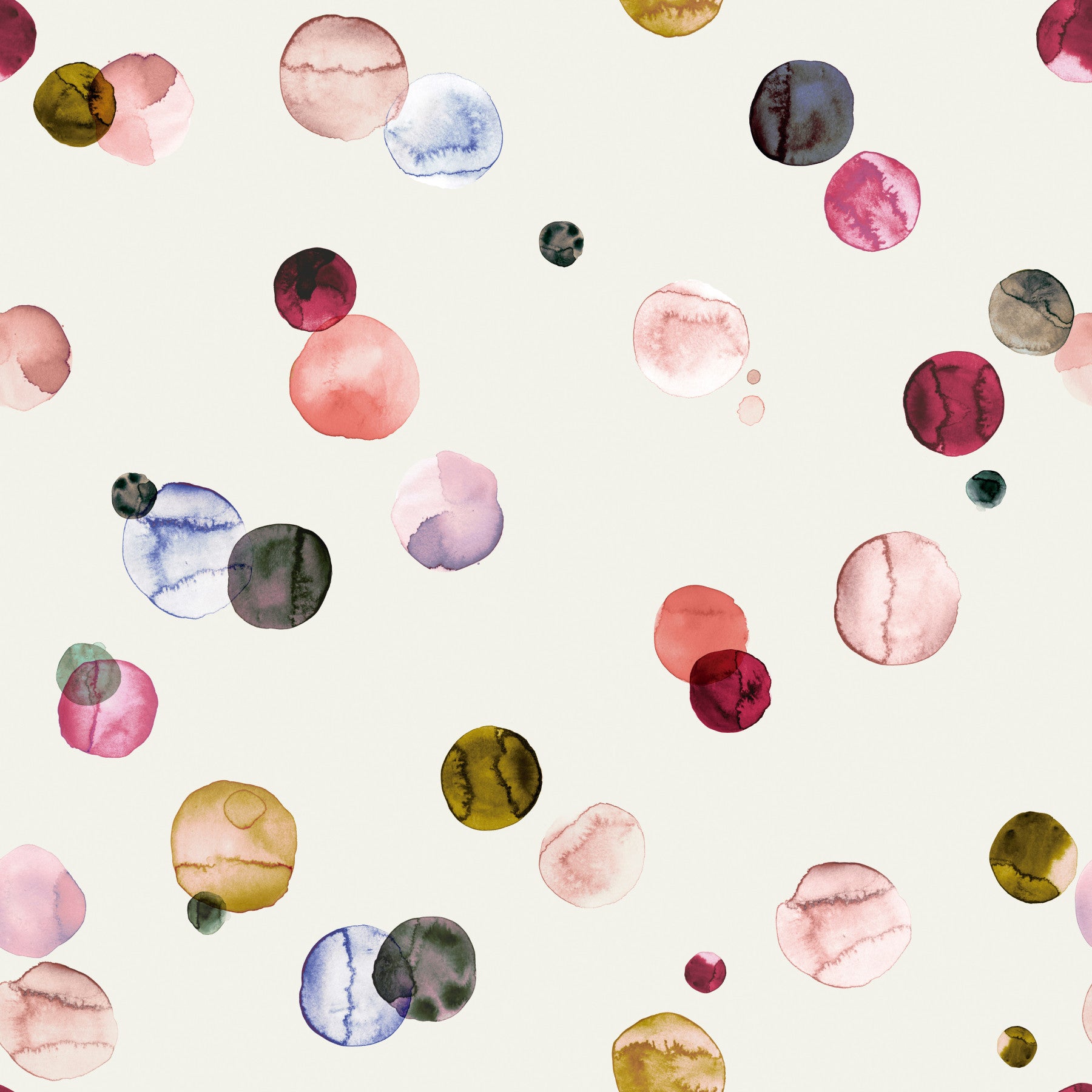 Watercolor Dots Warm Minimalism Wallpaper⁠