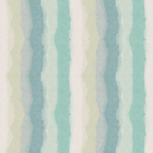 Relax Watery Painted Stripes Wallpaper⁠