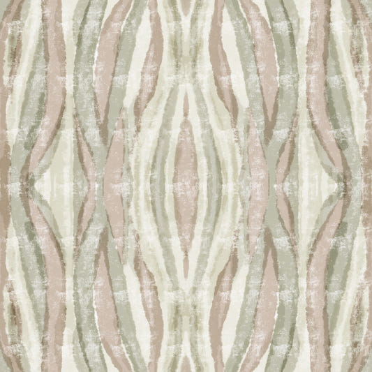 Muted Organic Flow stripes Wallpaper⁠